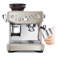 The Barista Express™ Impress by Sage Almond Nougat | SES876ALM4GUK1 Sage Coffee Machine Euronics Ireland