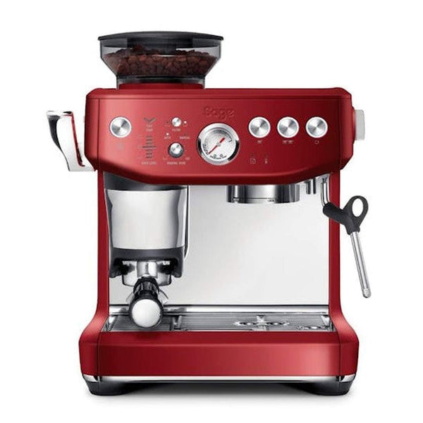The Barista Express™ Impress by Sage Red | SES876RVC4GUK1 Sage Coffee Machine Euronics Ireland