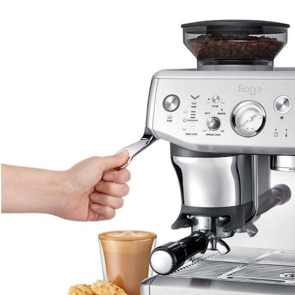 The Barista Express™ Impress by Sage Blue | SES876DBL4GUK1 Sage Coffee Machine Euronics Ireland