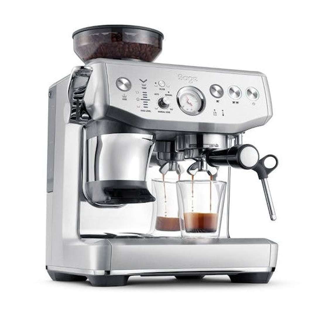 The Barista Express™ Impress by Sage White | SES876SST4GUK1 Sage Coffee Machine Euronics Ireland