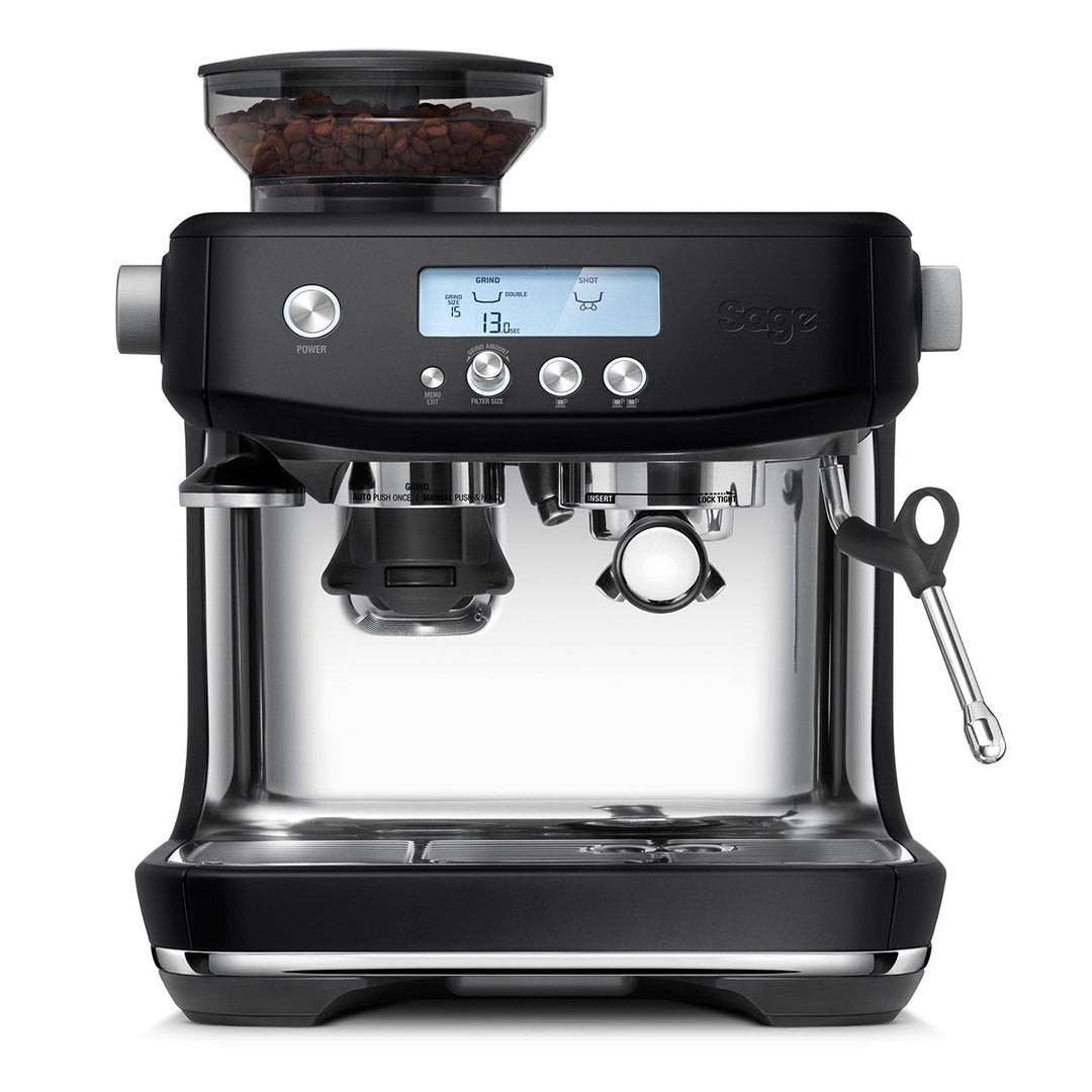 The Barista Pro by Sage Black Truffle | SES878BST4GUK1 Sage Coffee Machine Euronics Ireland