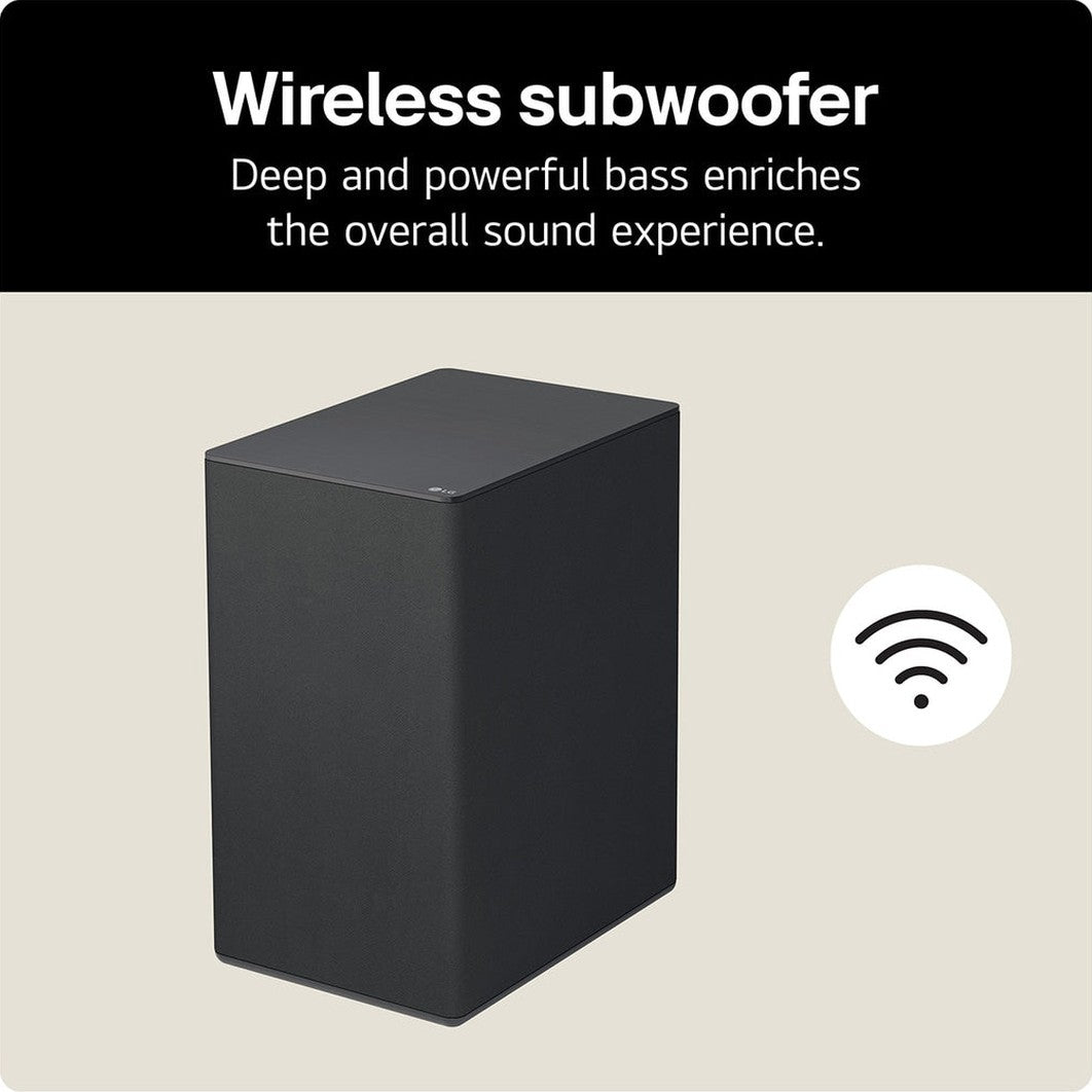 LG USC9S 3.1.3ch Wireless Sound Bar with Subwoofer | USC9S.DGBRLLK