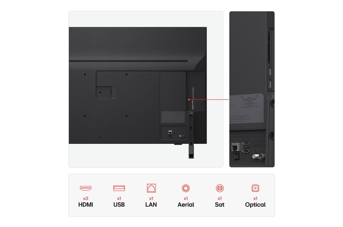 LG QNED70 43" 4K UHD QNED Smart TV | 43QNED70A6A.AEK LG TV Euronics Ireland