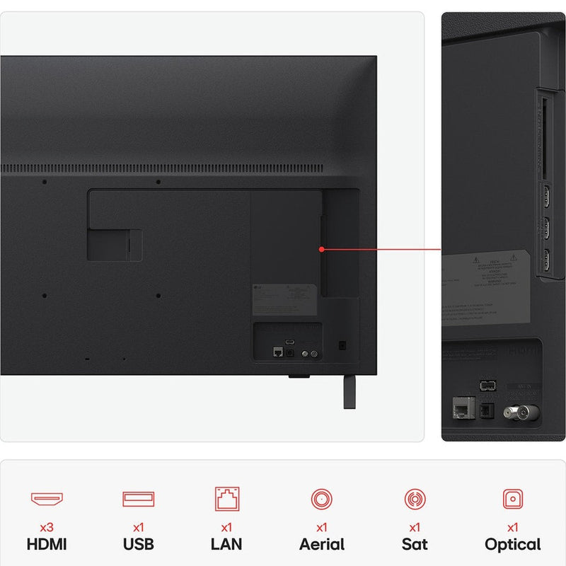 LG 43" 4K UHD Smart LED TV | 43UA75006LA.AEK LG TV Euronics Ireland