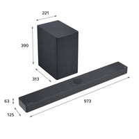 LG USC9S 3.1.3ch Wireless Sound Bar with Subwoofer | USC9S.DGBRLLK