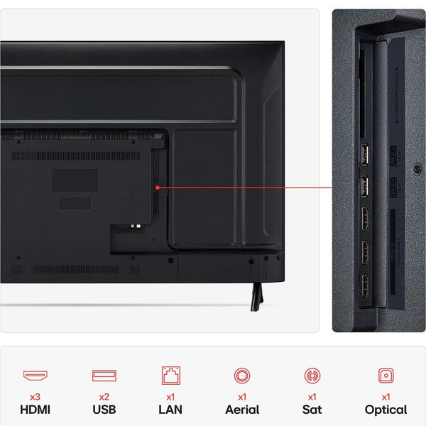 LG UA73 43" 4K UHD LED Smart TV | 43UA73006LA.AEKQ LG TV Euronics Ireland