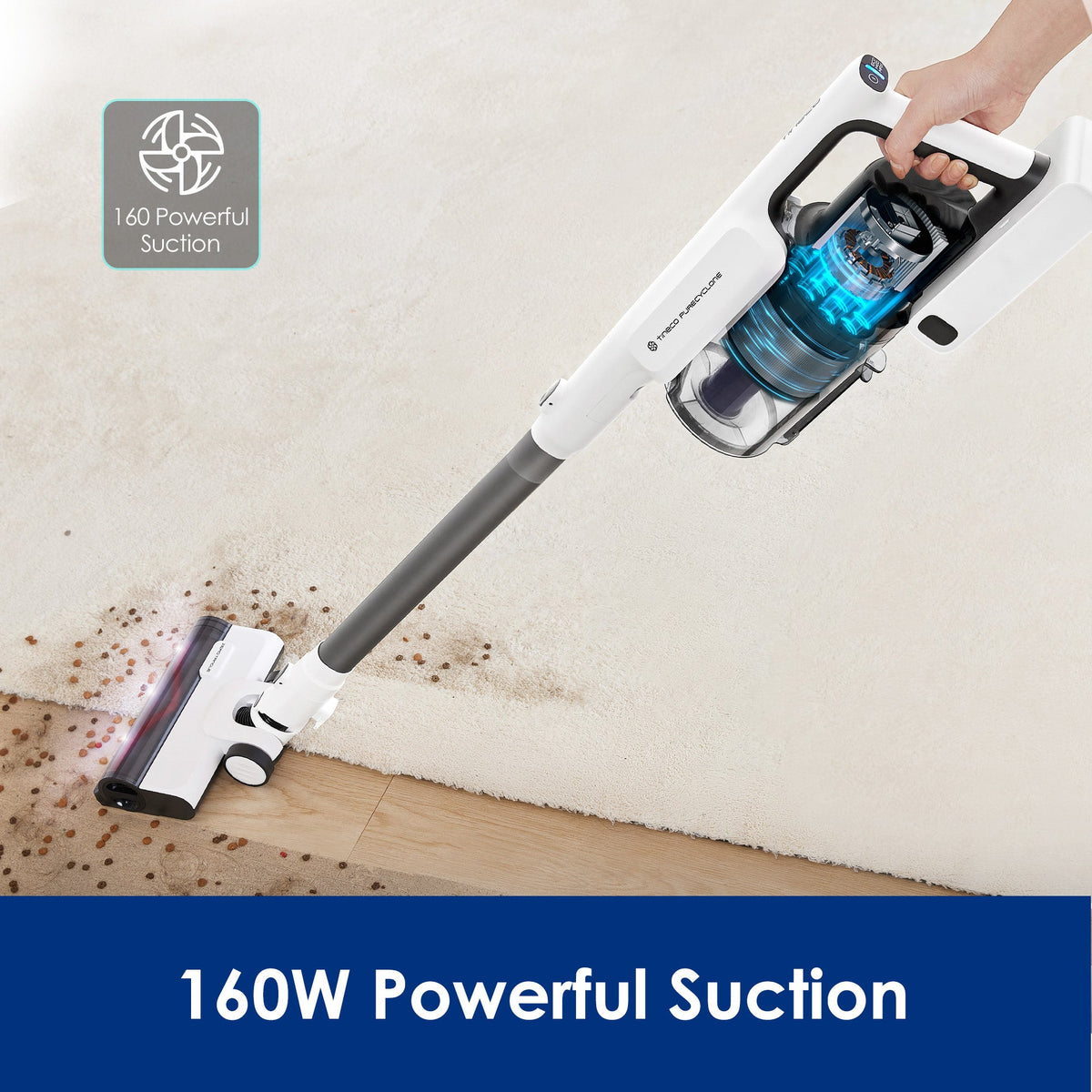 Tineco A30S Plus Cordless Stick Vacuum Cleaner - 160W suction