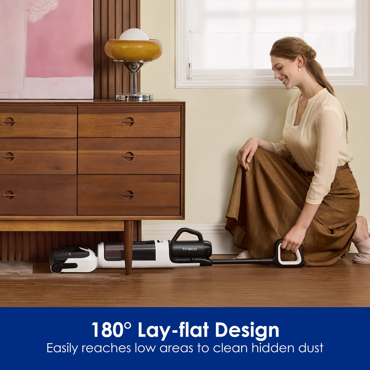 Tineco FLOOR ONE Switch i6 Stretch 2-in-1 Cordless Wet and Dry Vacuum Cleaner - 180 degree lay-flat