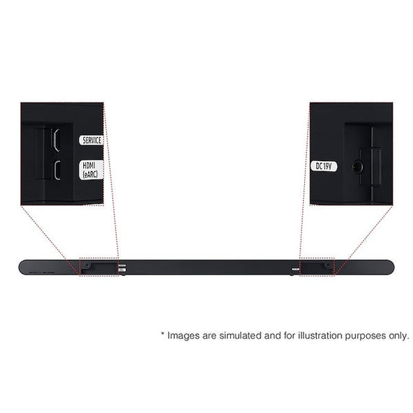 Samsung S700D Ultra-Slim 3.1.2-Channel Soundbar with Wireless Subwoofer | HW-S700D/XU