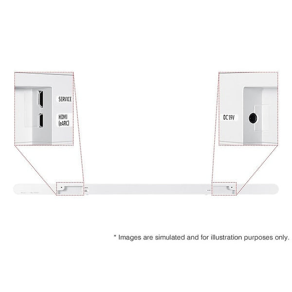 Samsung S701D Ultra-Slim 3.1-Channel Soundbar with Wireless Subwoofer | HW-S701D/XU