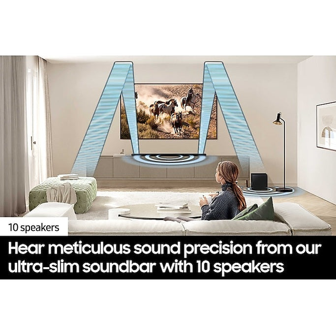 Samsung S800D Ultra-Slim 3.1.2‑Channel Soundbar with Wireless Subwoofer | HW‑S800D/XU