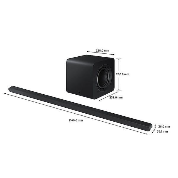 Samsung S800D Ultra-Slim 3.1.2‑Channel Soundbar with Wireless Subwoofer | HW‑S800D/XU