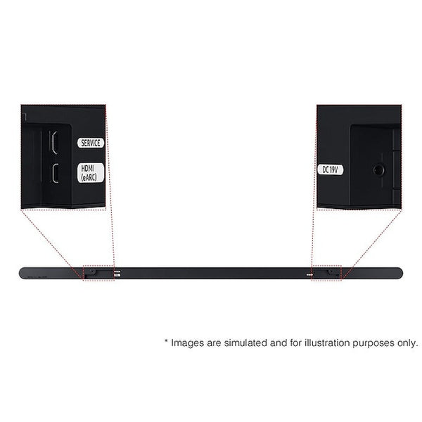 Samsung S800D Ultra-Slim 3.1.2‑Channel Soundbar with Wireless Subwoofer | HW‑S800D/XU