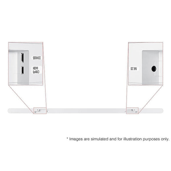 Samsung S801D Ultra‑Slim 3.1.2‑Channel Soundbar with Wireless Subwoofer | HW‑S801D/XU