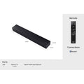 Samsung B400F B-Series 2.0-Channel Compact Soundbar | HW-B400F/XU