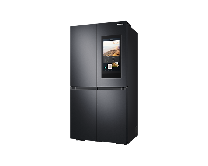 Samsung Family Hub American Fridge Freezer with Beverage Center in Black | RF65A977FB1/EU