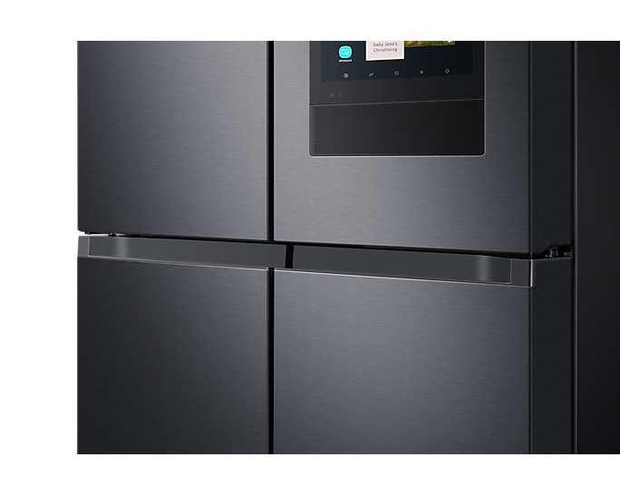 Samsung Family Hub American Fridge Freezer with Beverage Center in Black | RF65A977FB1/EU