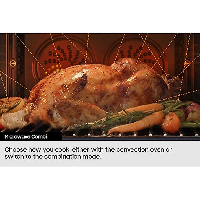 Samsung Series 5 Compact Oven with Microwave Combi - Clean Black | NQ5B5763DBK/U4 Samsung Oven Euronics Ireland