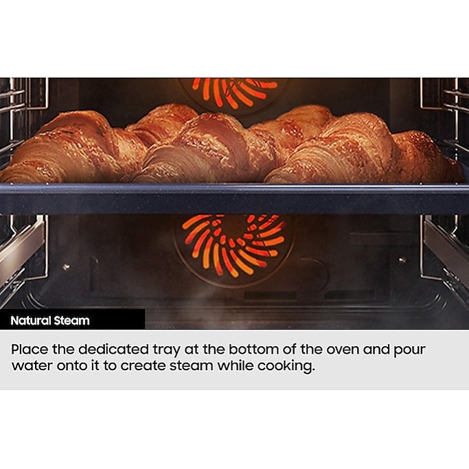 Samsung Series 5 Compact Oven with Microwave Combi - Clean Black | NQ5B5763DBK/U4 Samsung Oven Euronics Ireland
