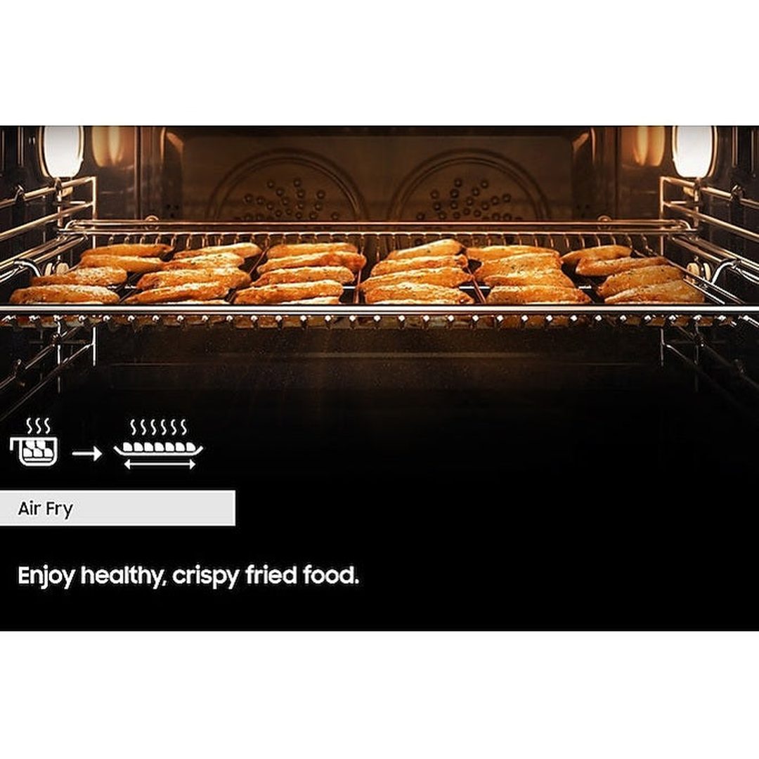 Samsung Series 5 Dual Cook Flex Electric Pyrolytic Smart Oven - Black | NV7B5750TAK/U4 Samsung Oven Euronics Ireland