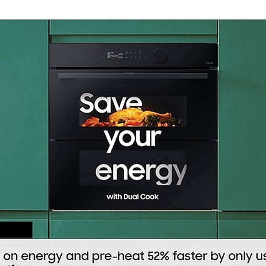 Samsung Series 5 Dual Cook Flex Electric Pyrolytic Smart Oven - Black | NV7B5750TAK/U4 Samsung Oven Euronics Ireland