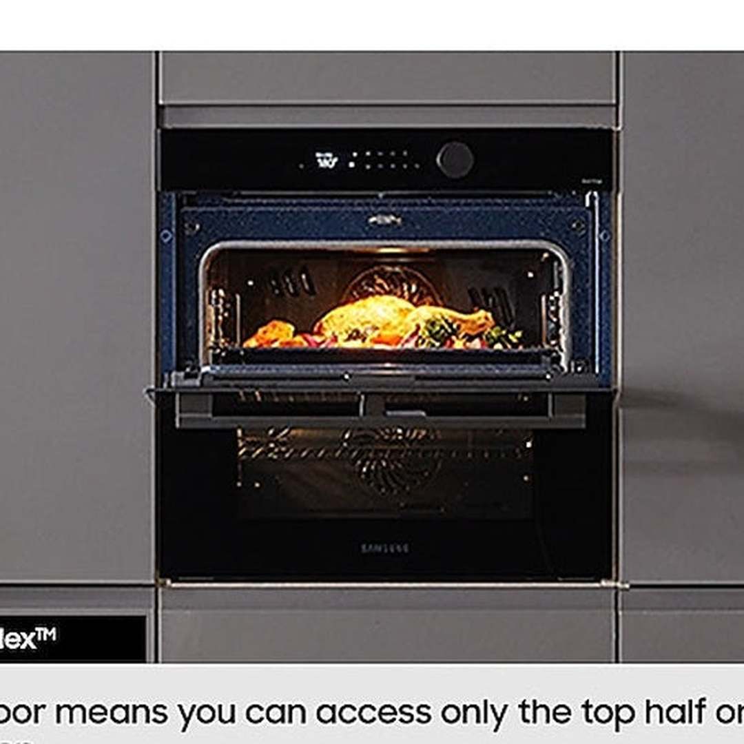 Samsung Series 5 Dual Cook Flex Electric Pyrolytic Smart Oven - Black | NV7B5750TAK/U4 Samsung Oven Euronics Ireland
