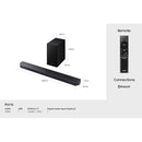 Samsung Q600F Q‑Series 3.1.2‑Channel Soundbar with Wireless Subwoofer | HW‑Q600F/XU