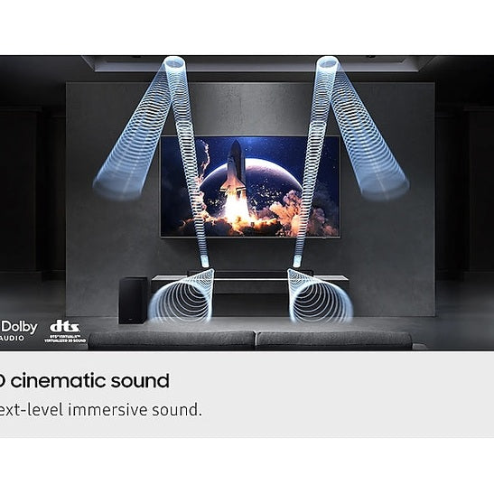 Samsung Q600F Q‑Series 3.1.2‑Channel Soundbar with Wireless Subwoofer | HW‑Q600F/XU – view 3