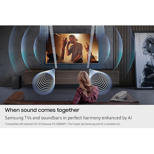 Samsung Q600F Q‑Series 3.1.2‑Channel Soundbar with Wireless Subwoofer | HW‑Q600F/XU