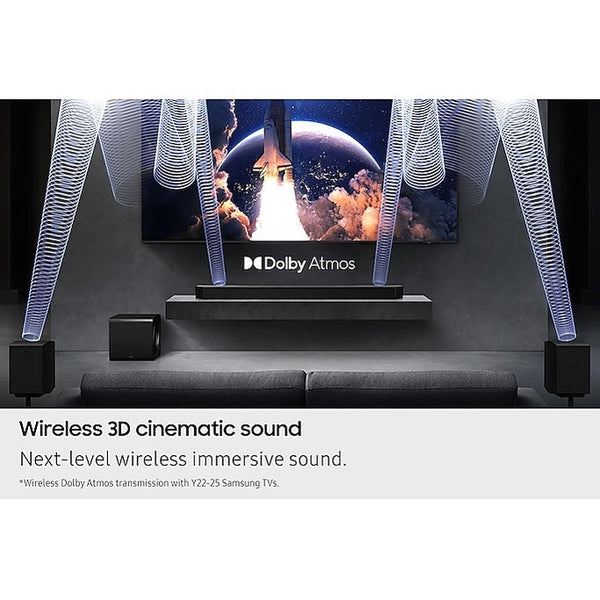 Samsung Q990F Q‑Series 11.1.4ch Soundbar with Subwoofer & Rear Speakers | HW-Q990F/XU