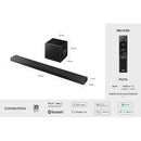 Samsung QS700F Q‑Series 3.1.2‑Channel Soundbar with Wireless Subwoofer | HW‑QS700F/XU