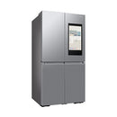 Samsung Family Hub™ AI Vision Inside French Style Smart Fridge Freezer - Real Stainless | RF65DG9H0ESR/EU Samsung American Fridge Freezer Euronics Ireland