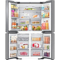 Samsung Family Hub™ AI Vision Inside French Style Smart Fridge Freezer - Real Stainless | RF65DG9H0ESR/EU Samsung American Fridge Freezer Euronics Ireland