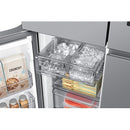 Samsung Family Hub™ AI Vision Inside French Style Smart Fridge Freezer - Real Stainless | RF65DG9H0ESR/EU Samsung American Fridge Freezer Euronics Ireland