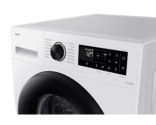 Samsung Series 5 AI 9kg EcoBubble Washing Machine - White | WW90CGC04DAEEU