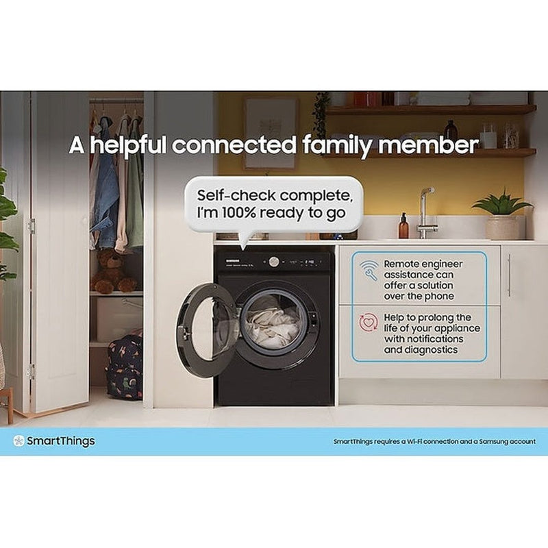 Samsung Series 5 AI Energy 8KG Smart Washing Machine with 1400rpm | WW80CGC04DAB Samsung Washing Machine Euronics Ireland