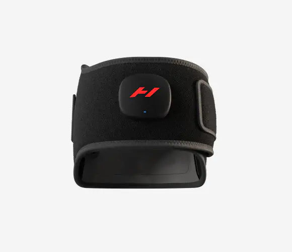 Hyperice Venom 2 Back black wrap shown worn on the back
