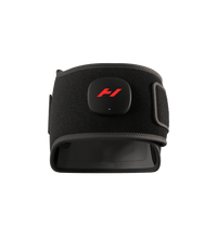 Hyperice Venom 2 Back heat and vibration massager, black — front studio view