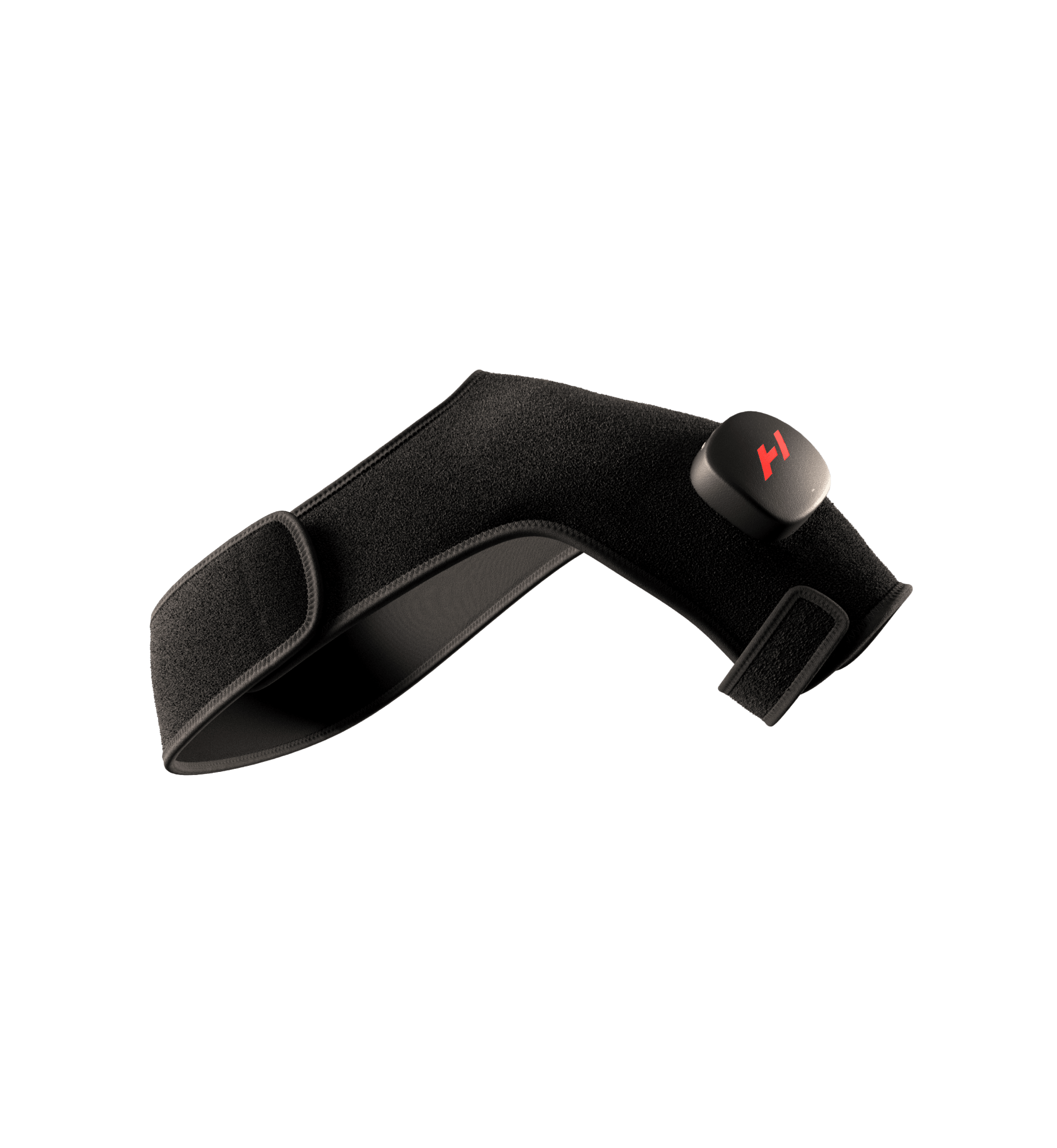 Hyperice Venom 2 Shoulder heat and vibration massager, black — front studio view