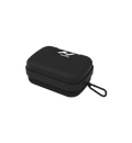 Hyperice Venom Go Carry Case, black, open with pod nested inside