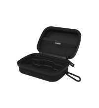Hyperice Venom Go Carry Case, black, open empty interior view