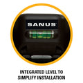 SANUS SimplySafe Low-Profile Drywall TV Mount 22"-50" - official product image