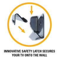 SANUS SimplySafe Low-Profile Drywall TV Mount 22"-50" - official product image
