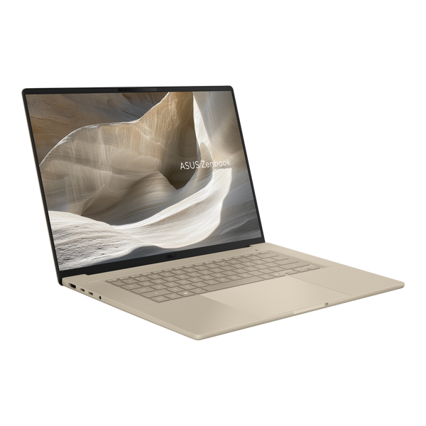 ASUS Zenbook A16 UX3607OA laptop in Zabriskie Beige