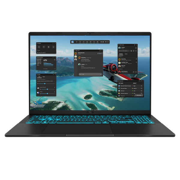 ASUS V16 V3607VM gaming laptop in Matte Black