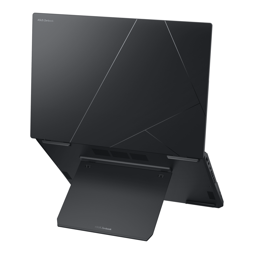 ASUS Zenbook Duo UX8406CA dual-screen laptop in Inkwell Gray