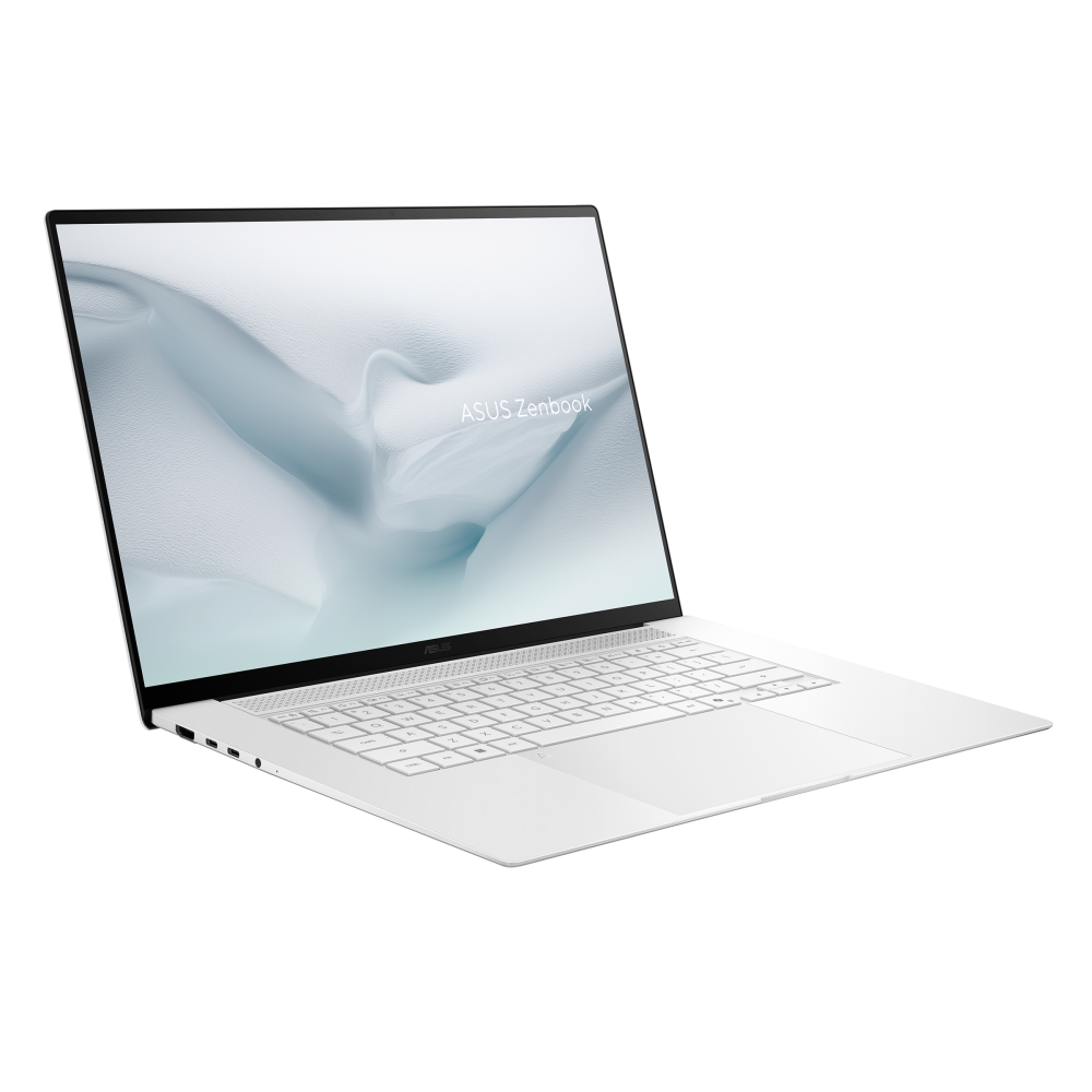 ASUS Zenbook S 16 UM5606GA laptop in Scandinavian White