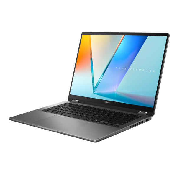 ASUS Vivobook 14 Flip OLED TP3407SA 2-in-1 laptop in Matte Gray