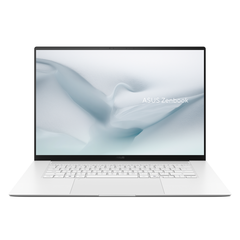 ASUS Zenbook S 16 UM5606GA laptop in Scandinavian White