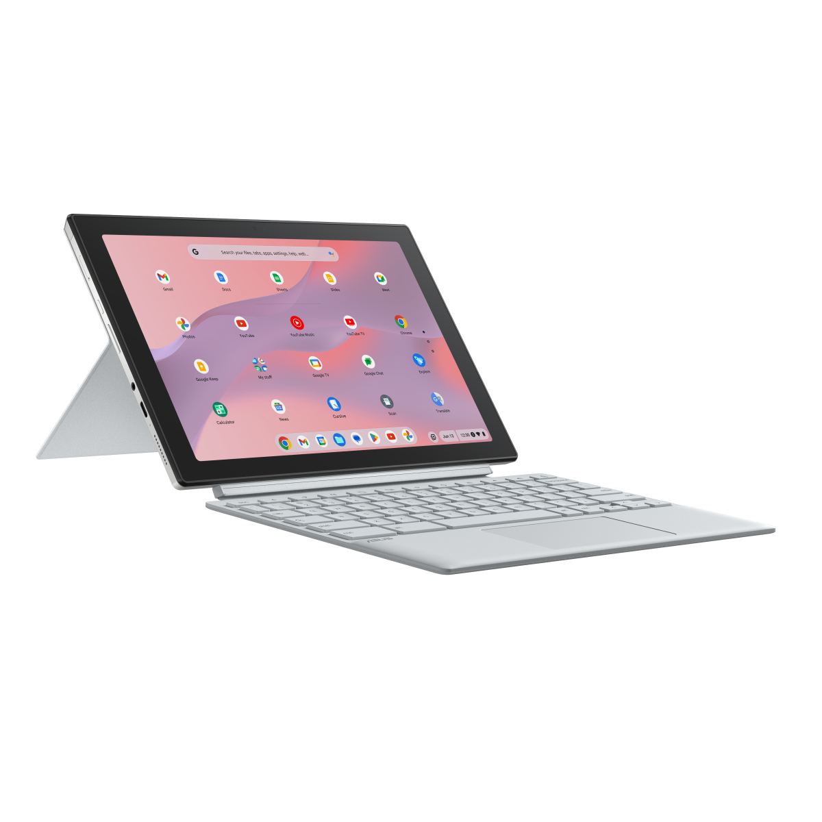 ASUS Chromebook Detachable 10.5-inch 2-in-1 in Fog Silver